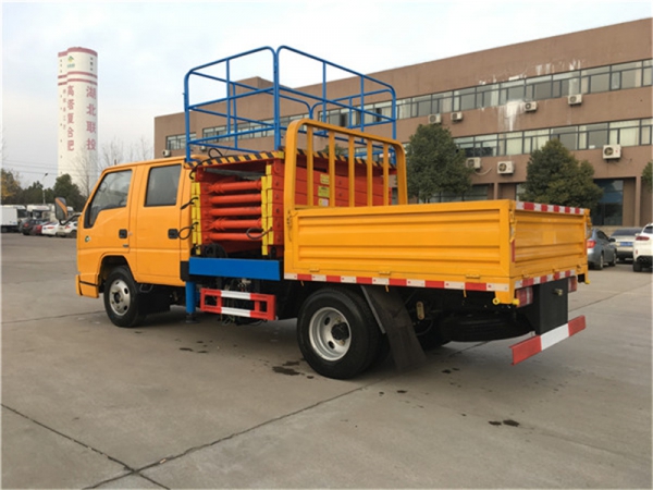 ( )江鈴10米剪叉式升降平臺高空作業(yè)車